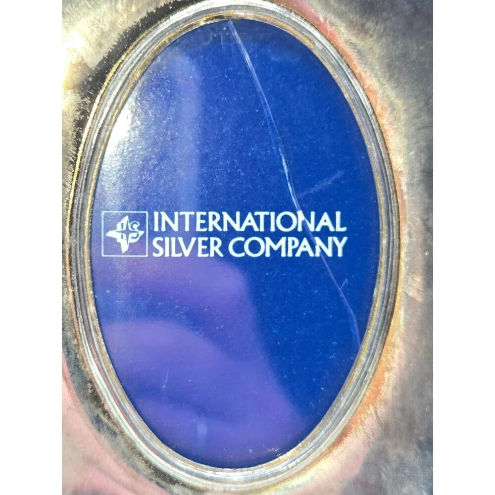 Set of 3 International Silver Co. Silverplated Mini Photo Frames w/ Original Box